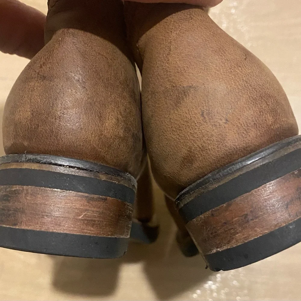 D’Leon Kids Brown Square Toe Cowboy‎ Western Boots Boy’s 3